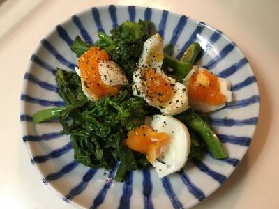 菜の花の卵サラダ