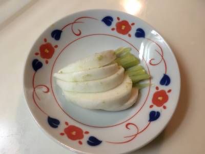 かぶの柚子こしょうあえ