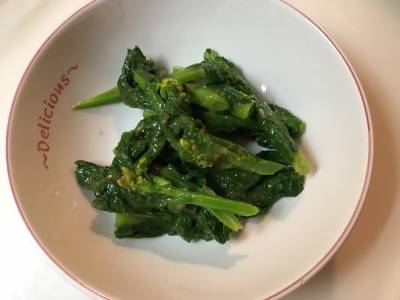 菜の花の酢みそあえ