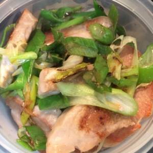 塩豚のシンプル焼き