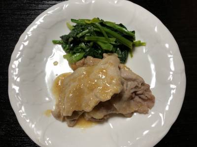 豚肉のみそしょうが焼き