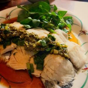 さわらのねぎソース