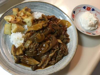 きのこたっぷりハヤシライス