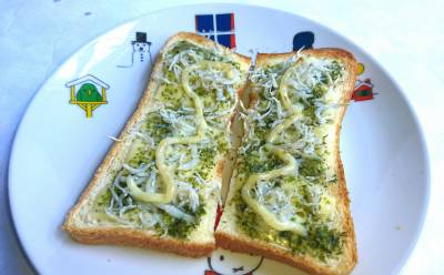 しらす青のりトースト