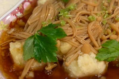 粉ふきいものえのきあんかけ