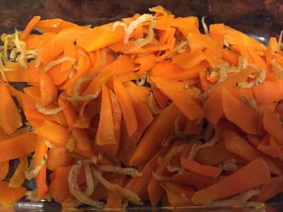 にんじんとじゃこのきんぴら