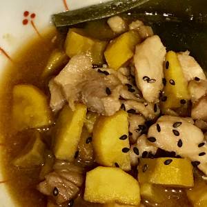 さつまいもの甘辛煮