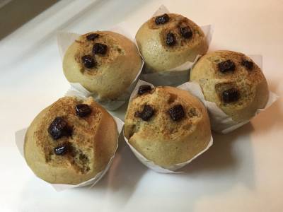 カフェオレ＆チョコレート蒸しパン