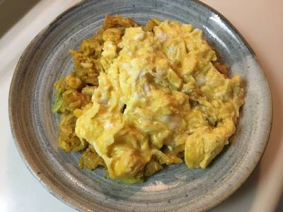 のっけオムライス カレー風味