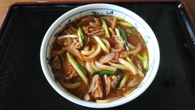 さば缶のみそ煮うどん