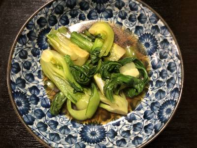 チンゲンサイのオイスターソース炒め