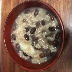小豆粥(須賀川地方の「農始め」料理)
