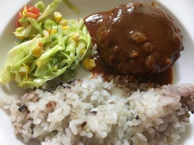 お父さんの煮込みハンバーグ