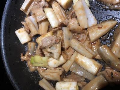 豚肉のみそオイスター炒め