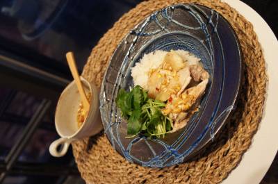 アジア風蒸し鶏ご飯