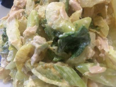 セロリのツナマヨ カレー風味