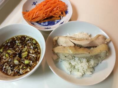 アジア風蒸し鶏ご飯