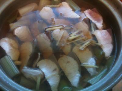 ぶりとねぎの鍋