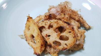 厚切りれんこんのきんぴら