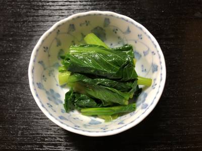 小松菜のからしあえ