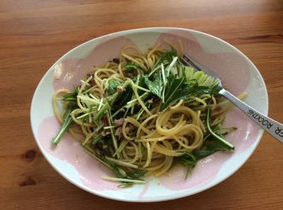 水菜のアーリオ・オーリオ