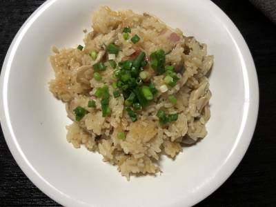 レモンときのこのさっぱりご飯