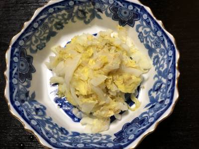 白菜のごまあえ