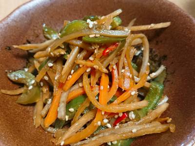 ごぼうとにんじんのきんぴら