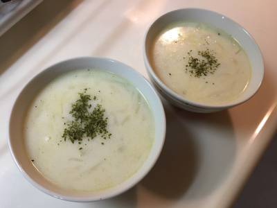 新じゃがのポタージュ