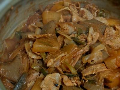 豚肉・大根のねぎみそ煮