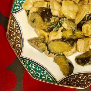 鶏むね肉のしそみそ焼き