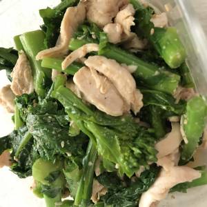 菜の花のおひたしオイスター風味