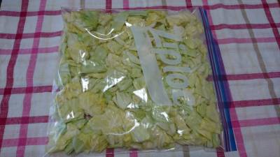 冷凍塩キャベツ