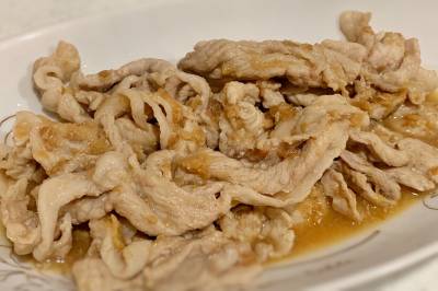 梅肉入りしょうが焼き