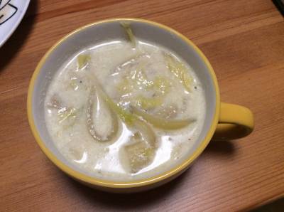 白菜の豆乳シチュー