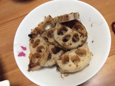 厚切りれんこんのきんぴら