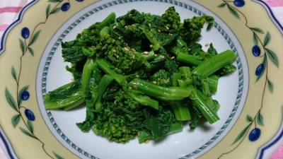 菜の花のおひたし