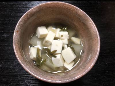 春菊の辛みスープ