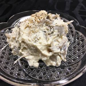 きのこの洋風白和え