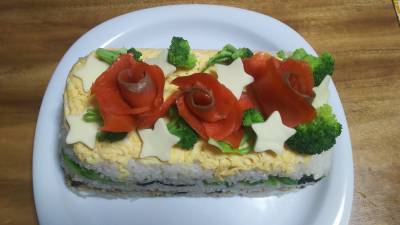 ケーキのような押しずし