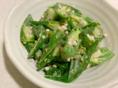 オクラのナムル