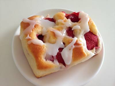 いちごの生パウンドケーキ