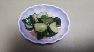 きゅうりのからし漬け