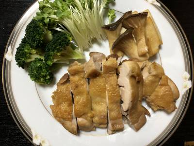 鶏の照り焼き 黒酢風味