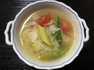 塩キャベツのスープ