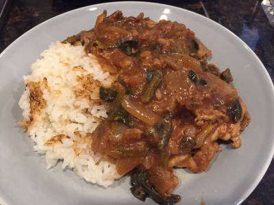 豚こまのハヤシライス