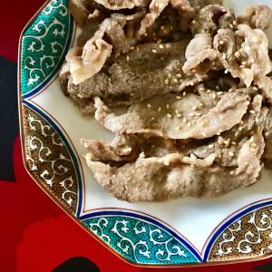 豚肉のみそしょうが焼き