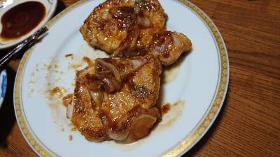 ダブルたまねぎの豚しょうが焼き