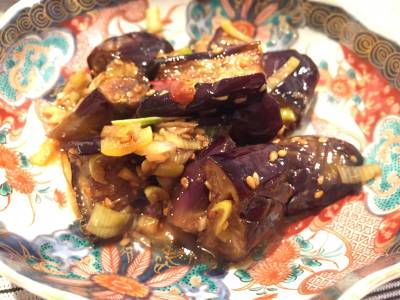 揚げなすの中国風南蛮漬け