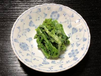 菜の花のマヨあえ